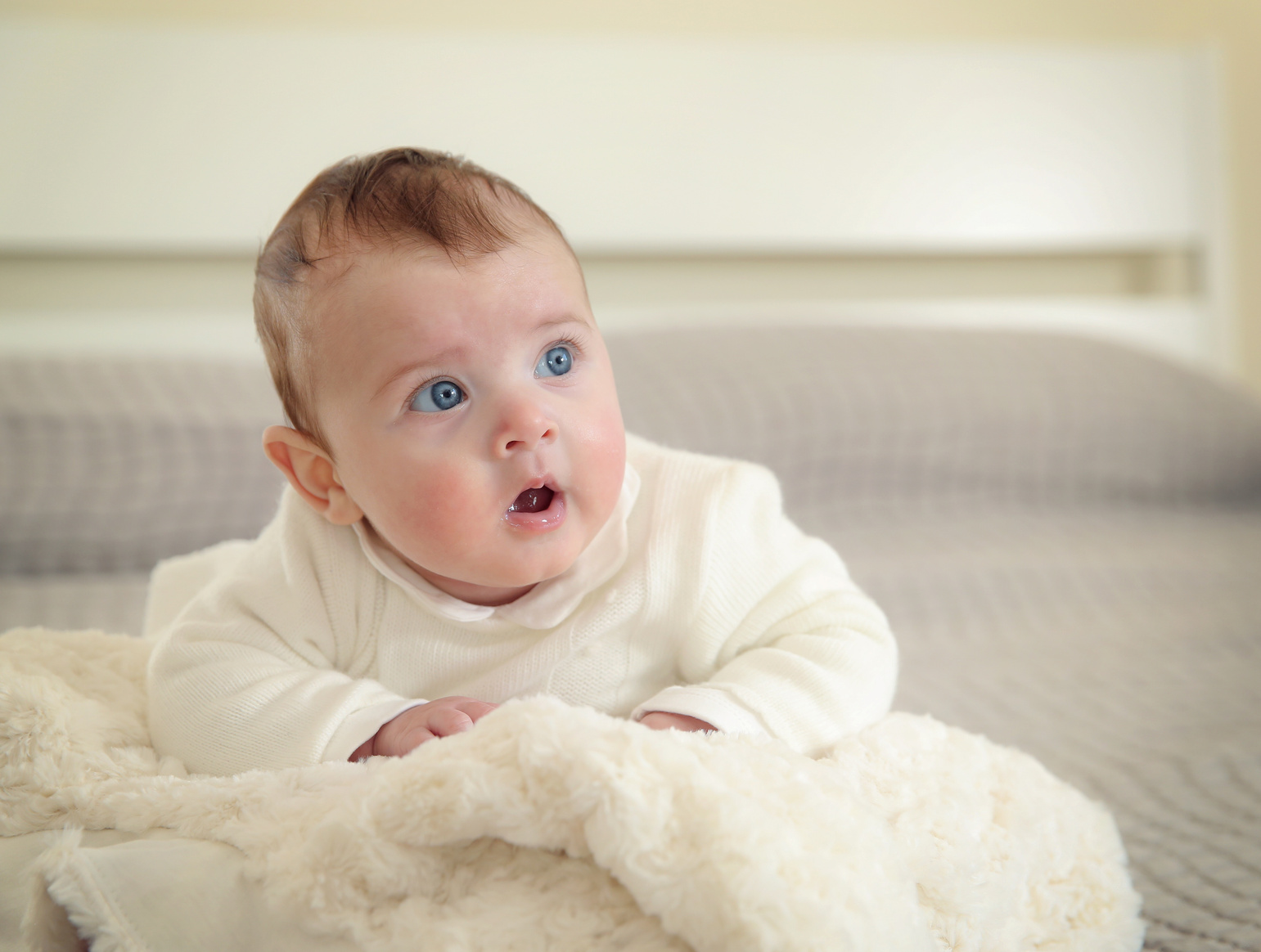 Newborn Baby on the Day of Baptism